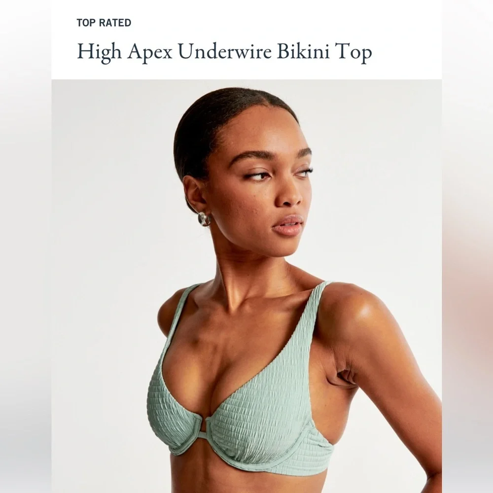 Abercrombie and Fitch High Apex Bikini Top - Picture 3 of 5